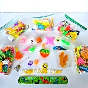 6 Party Favor Bags Mixed Assortment Toys Fidget Boy Girl Pinata Easter 1895‎